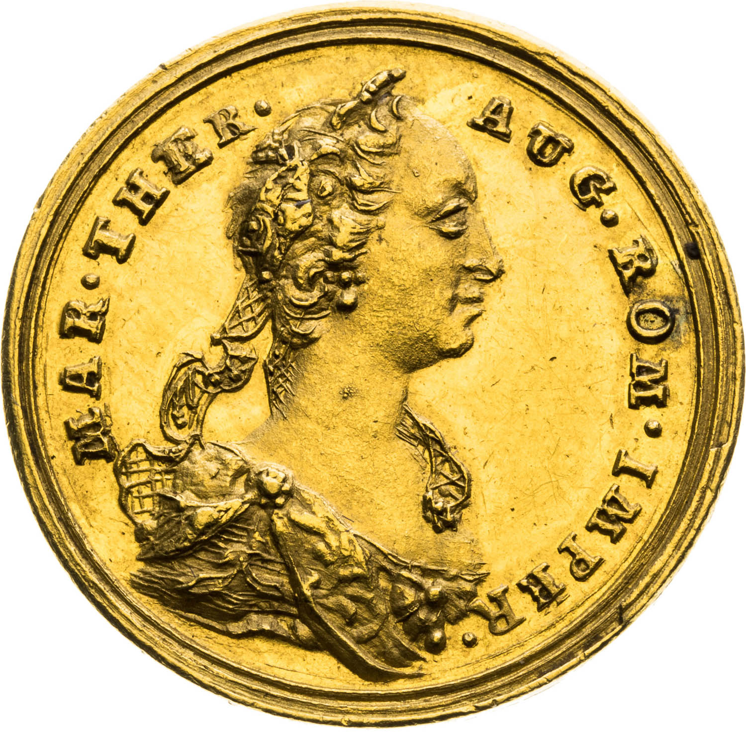 Gold medal 1753 (Ducat) - front