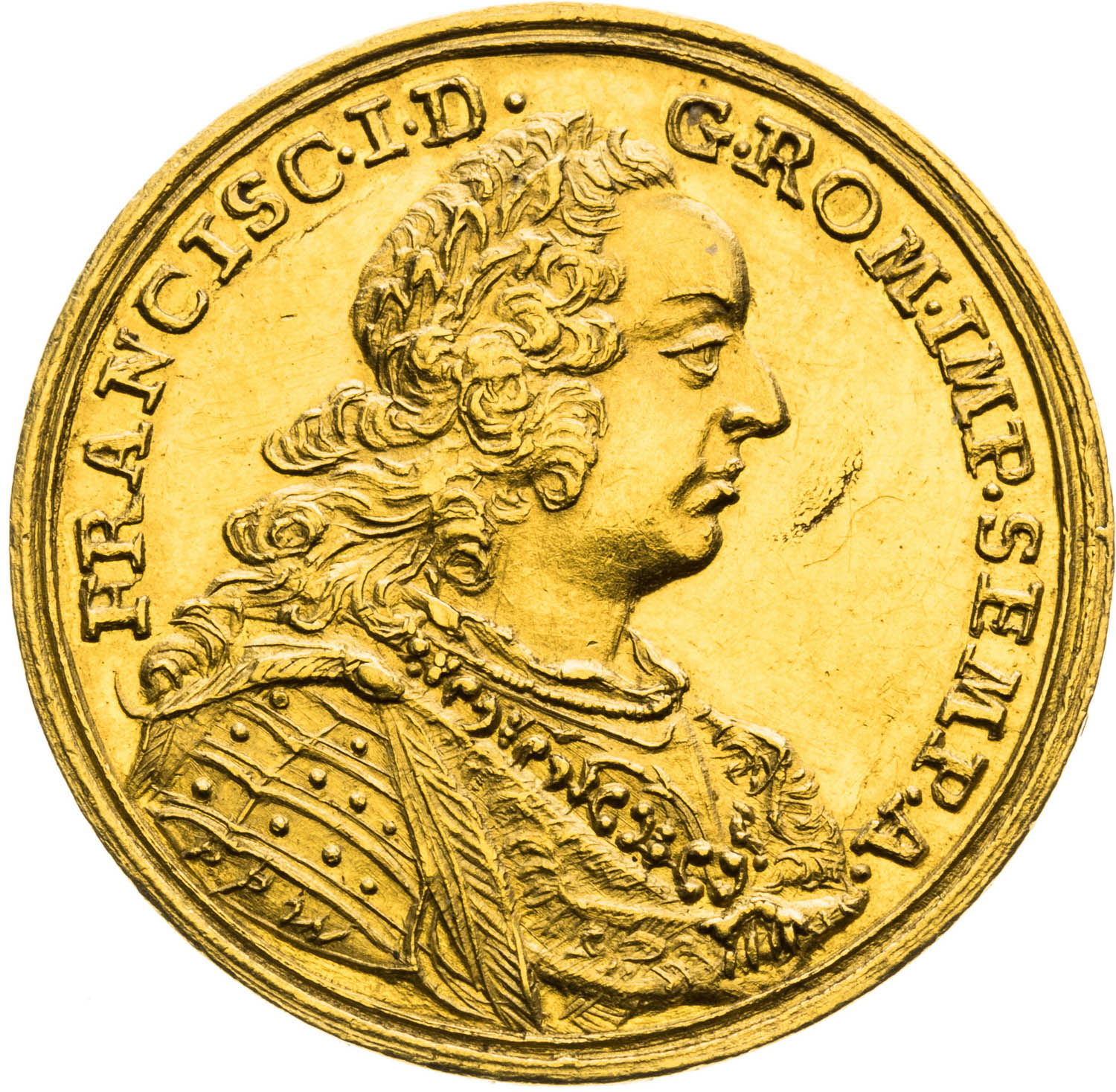 Gold medal 1753 (Ducat) - back