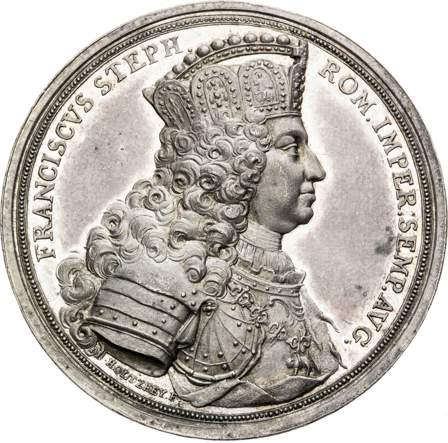 Stříbrná medaile 1745 - avers
