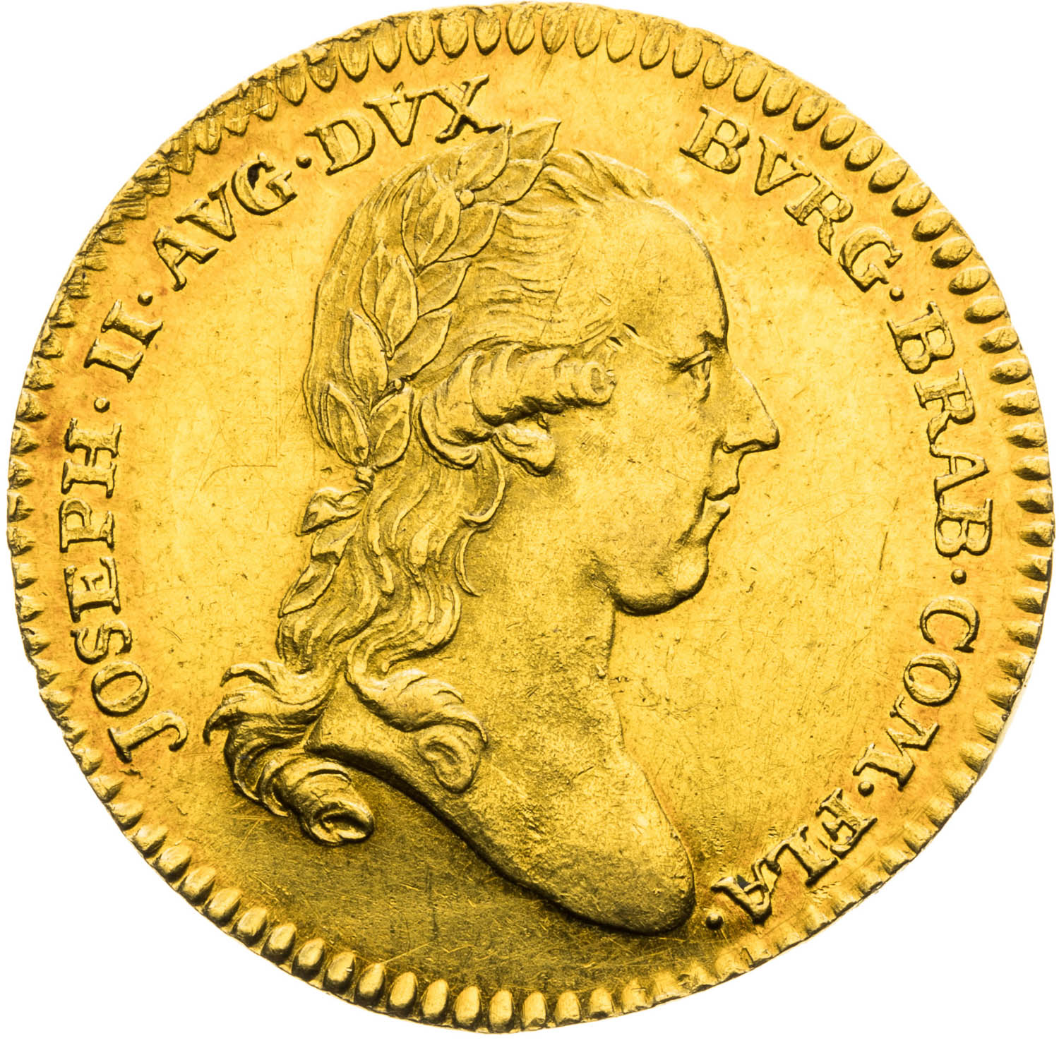 Gold token 1781 (Ducat) - front