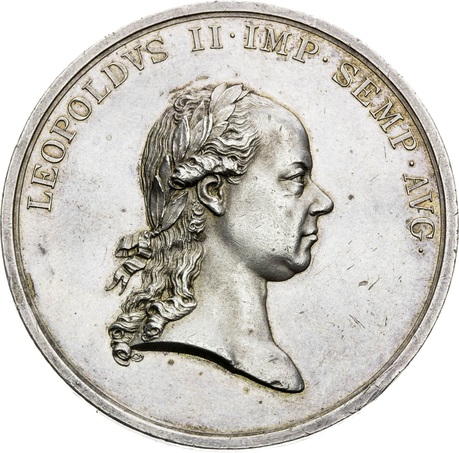 Silver medal 1791 - front
