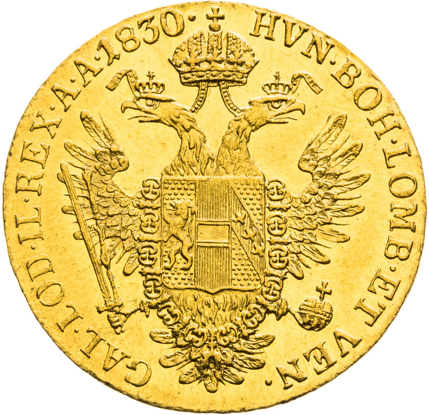 Dukát 1830 - reverz