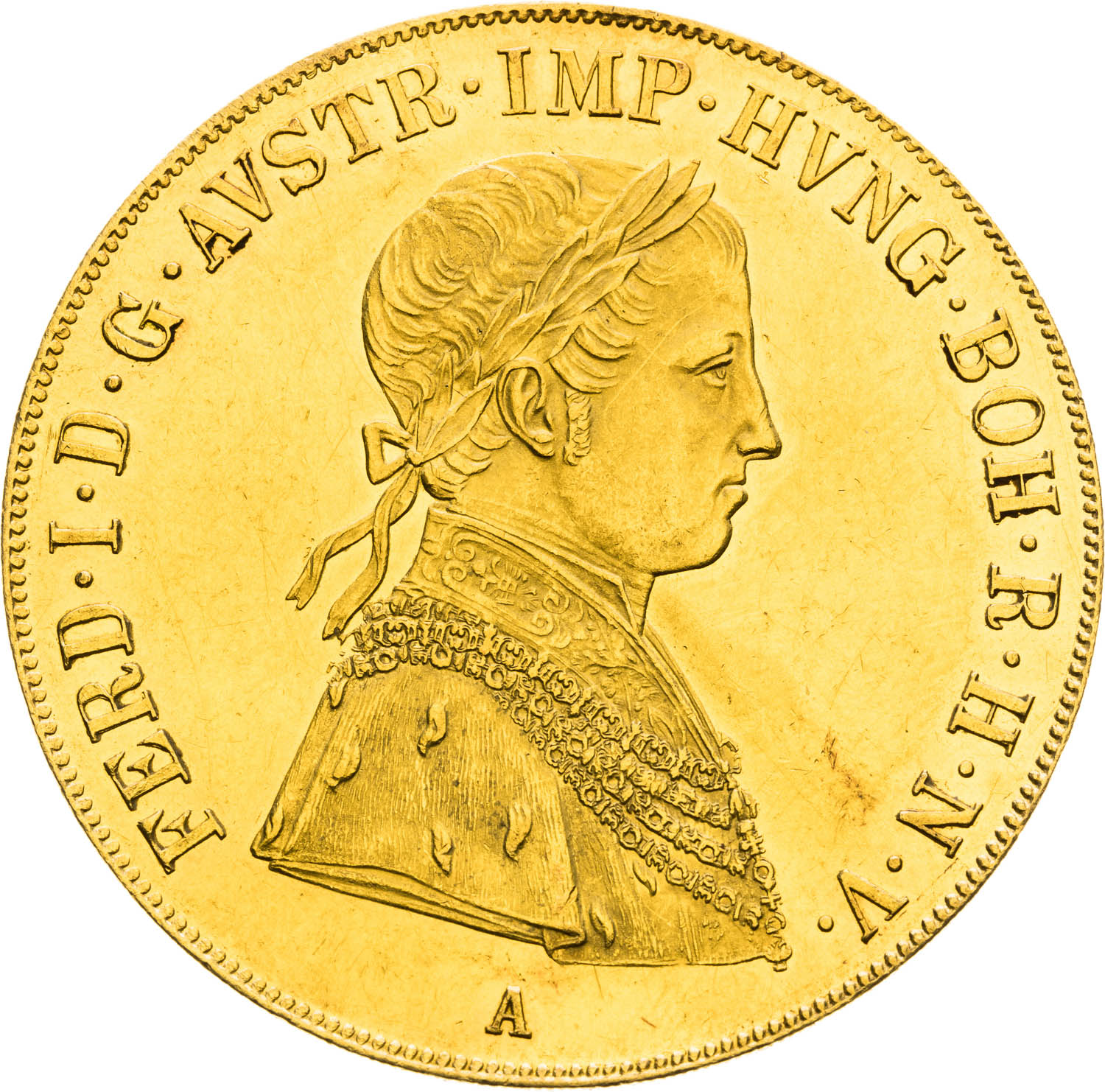 4 Dukát 1848 - averz