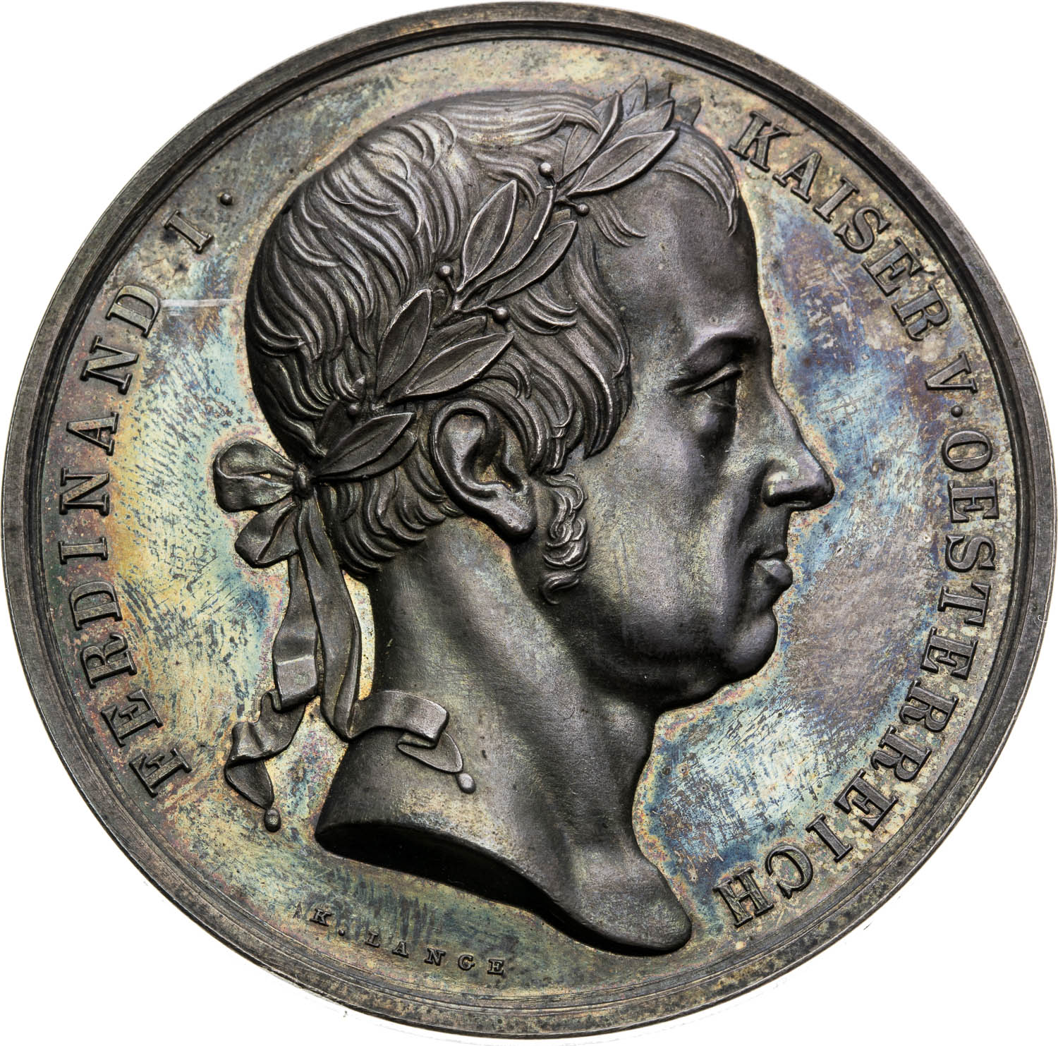 Silver medal 1846 - front