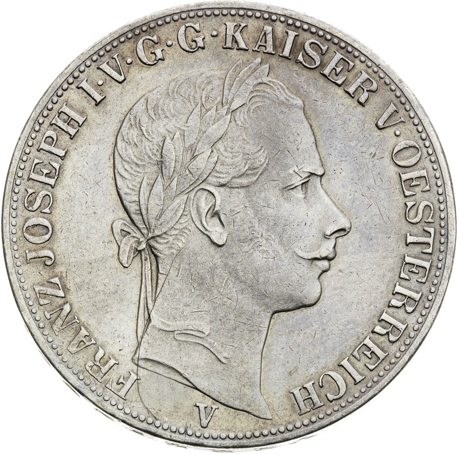 Spolkový toliar 1864 - averz
