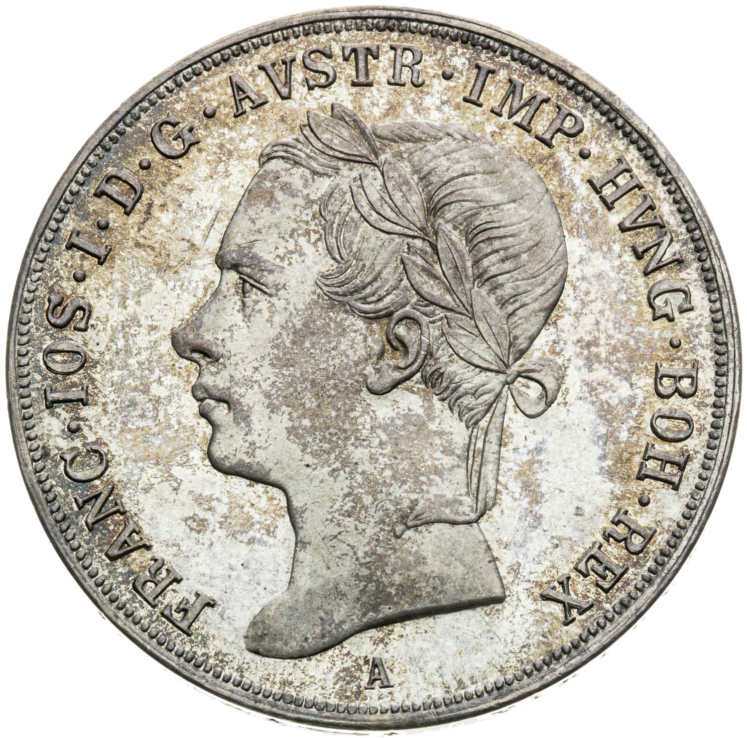 Konvenčný 1/2 toliar 1851 - averz
