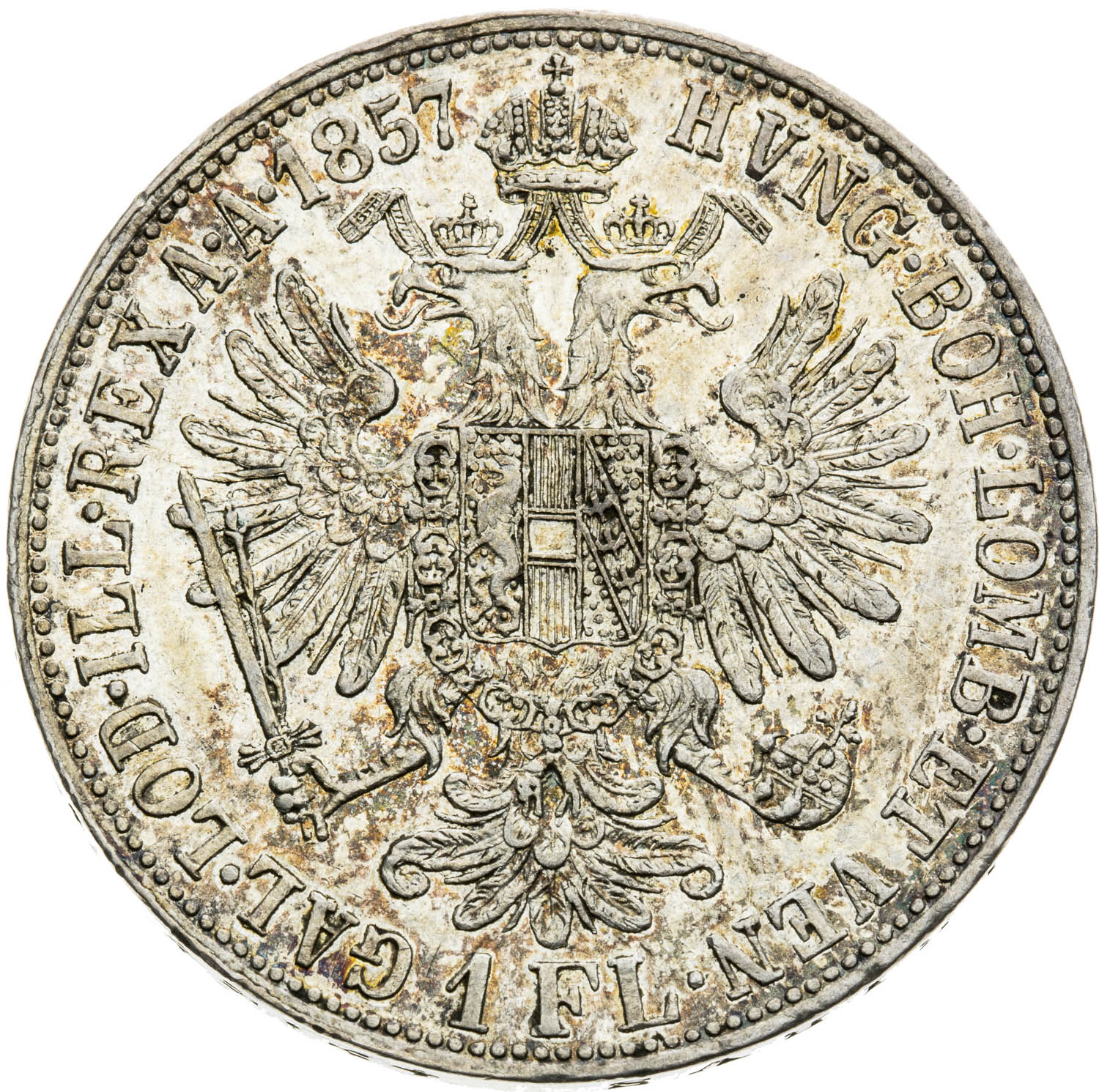 Gulden 1868 - back