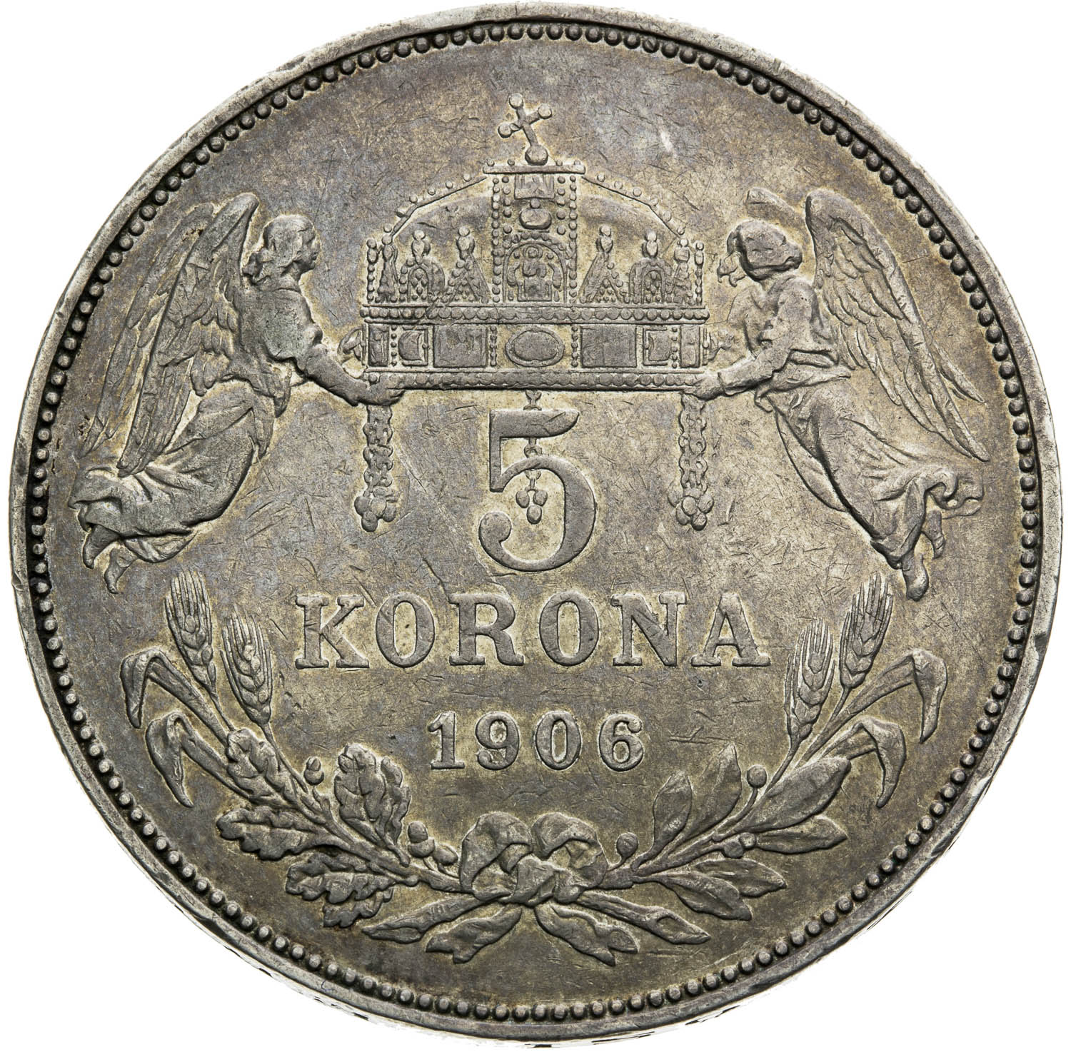5 Corona 1906 - back