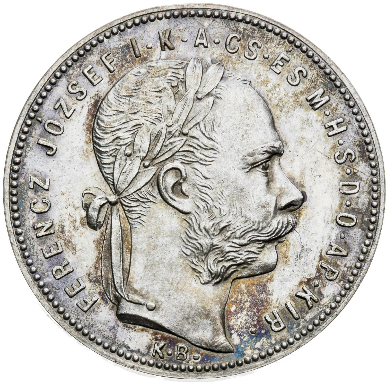 Banskoštiavnický zlatník 1878 - avers