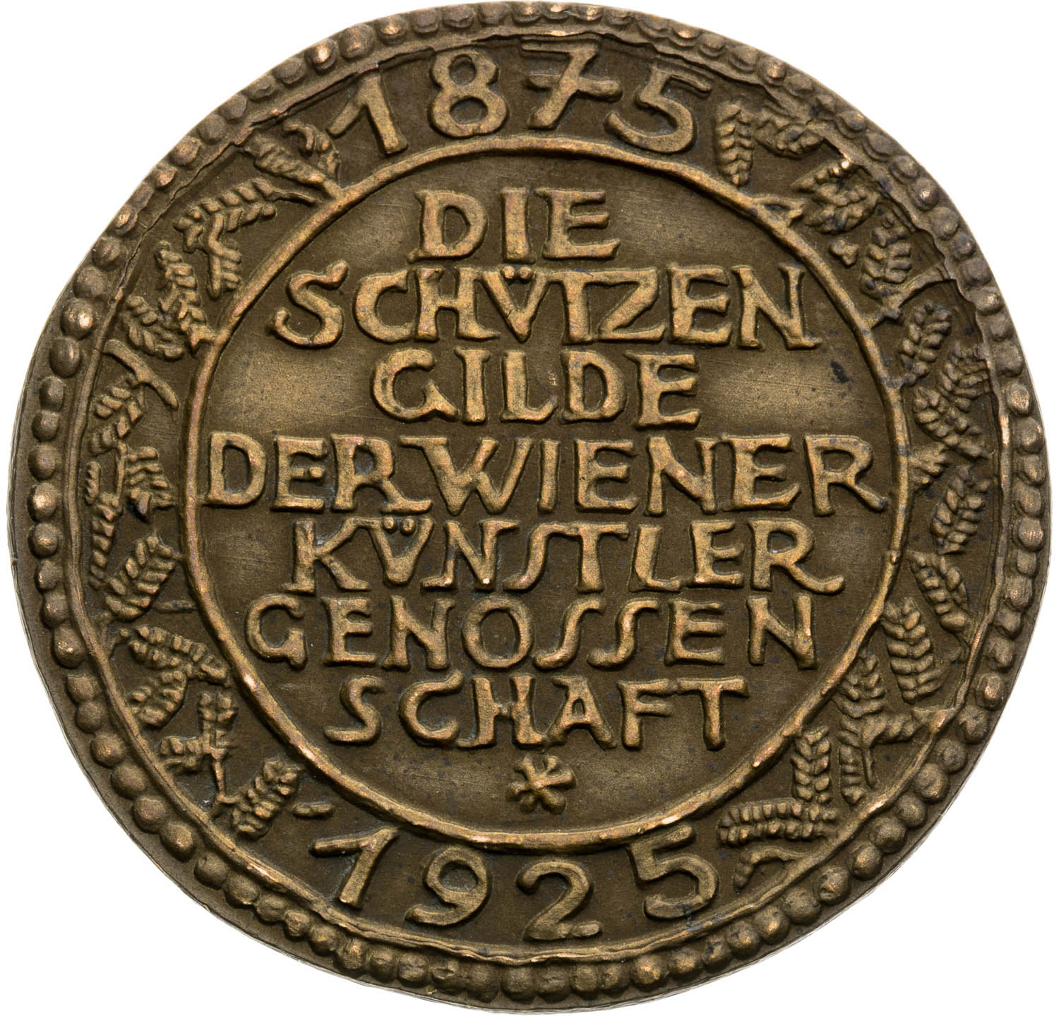 Žetón 1875-1925 - reverz