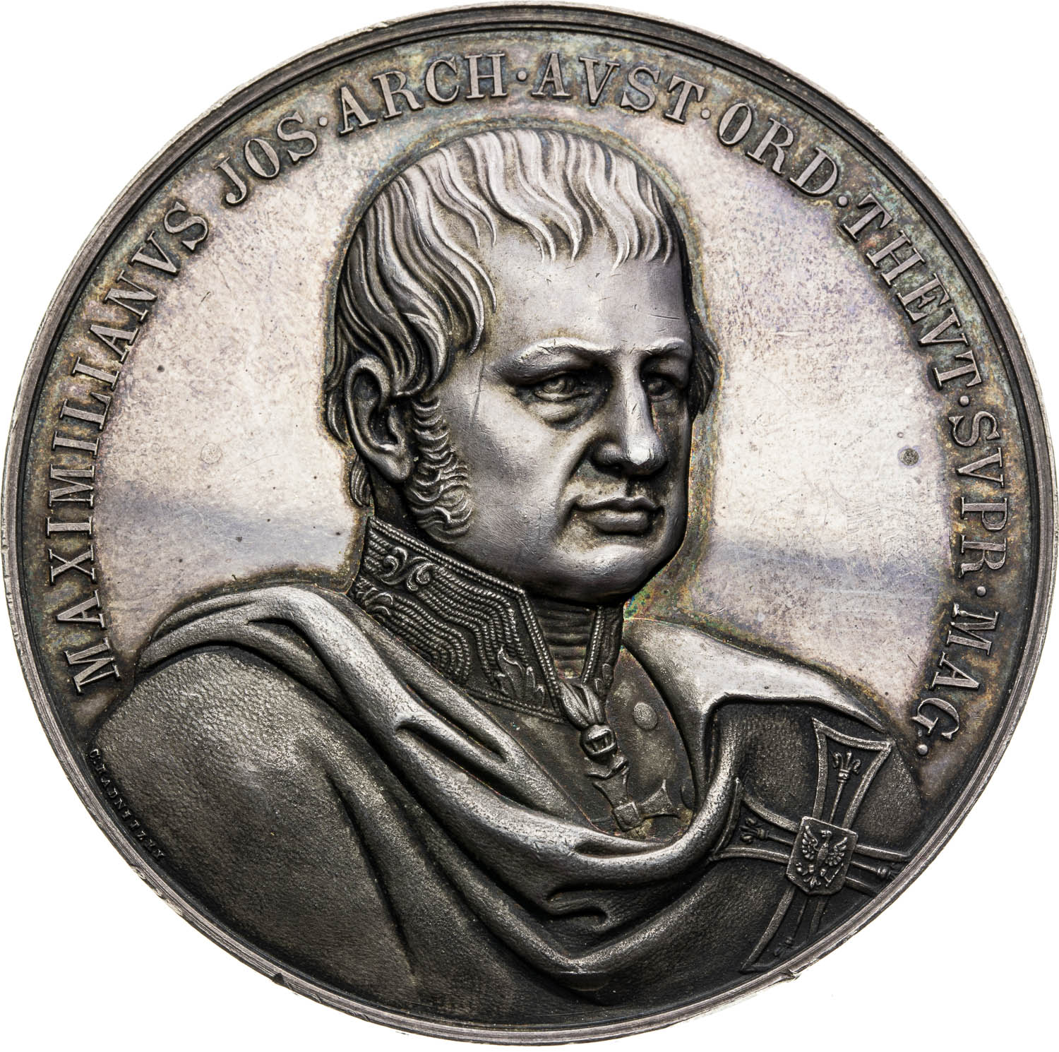 Strieborná medaila 1863 - averz
