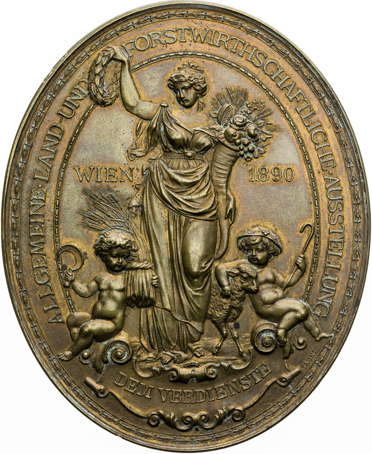 Medal 1890 - front