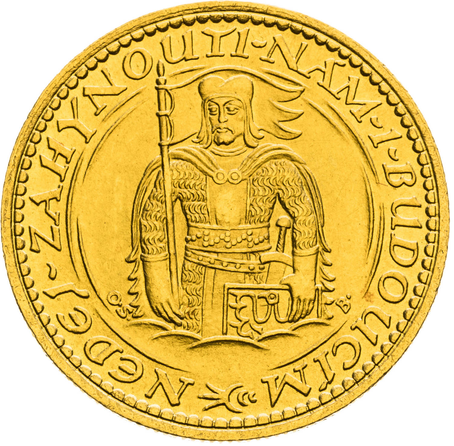 Dukát 1923 - averz