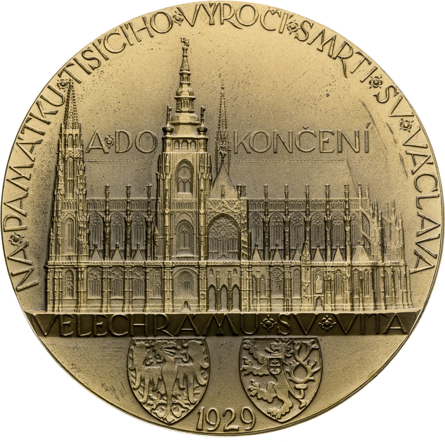 Bronze medal 1929 - back