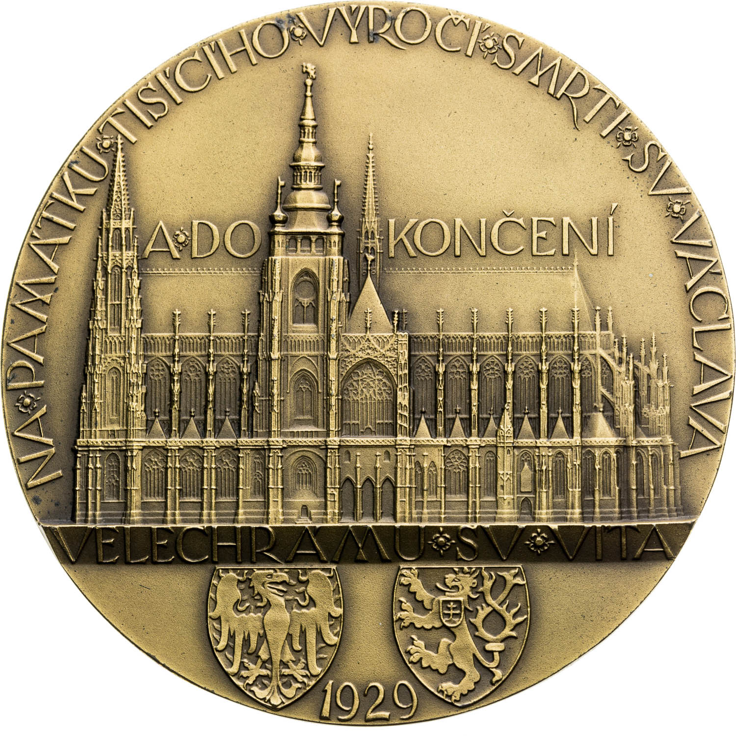 Bronze medal 1929 - back