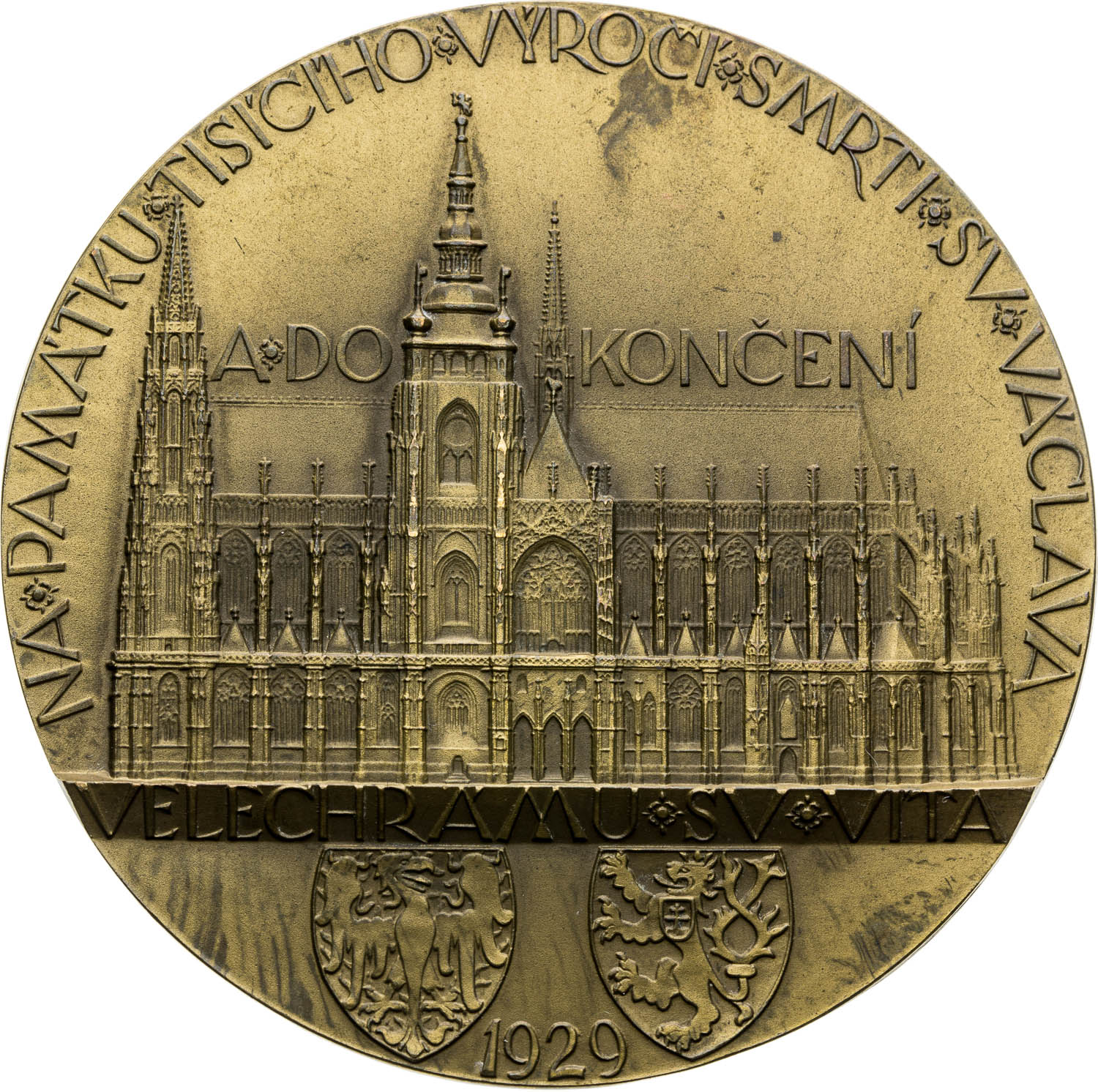 Bronze medal 1929 - back