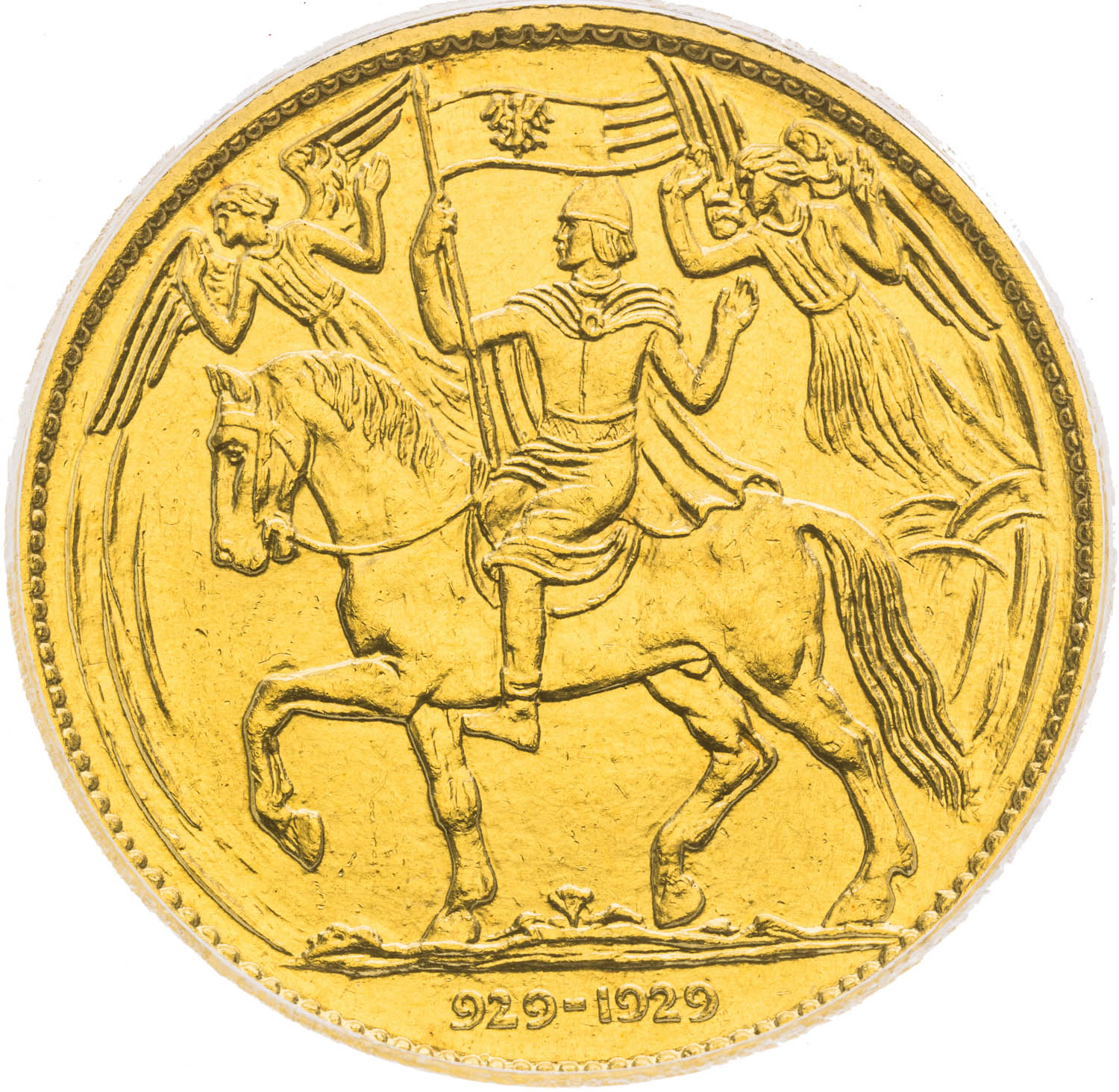 Gold medal 1929 (5 Ducats) - front