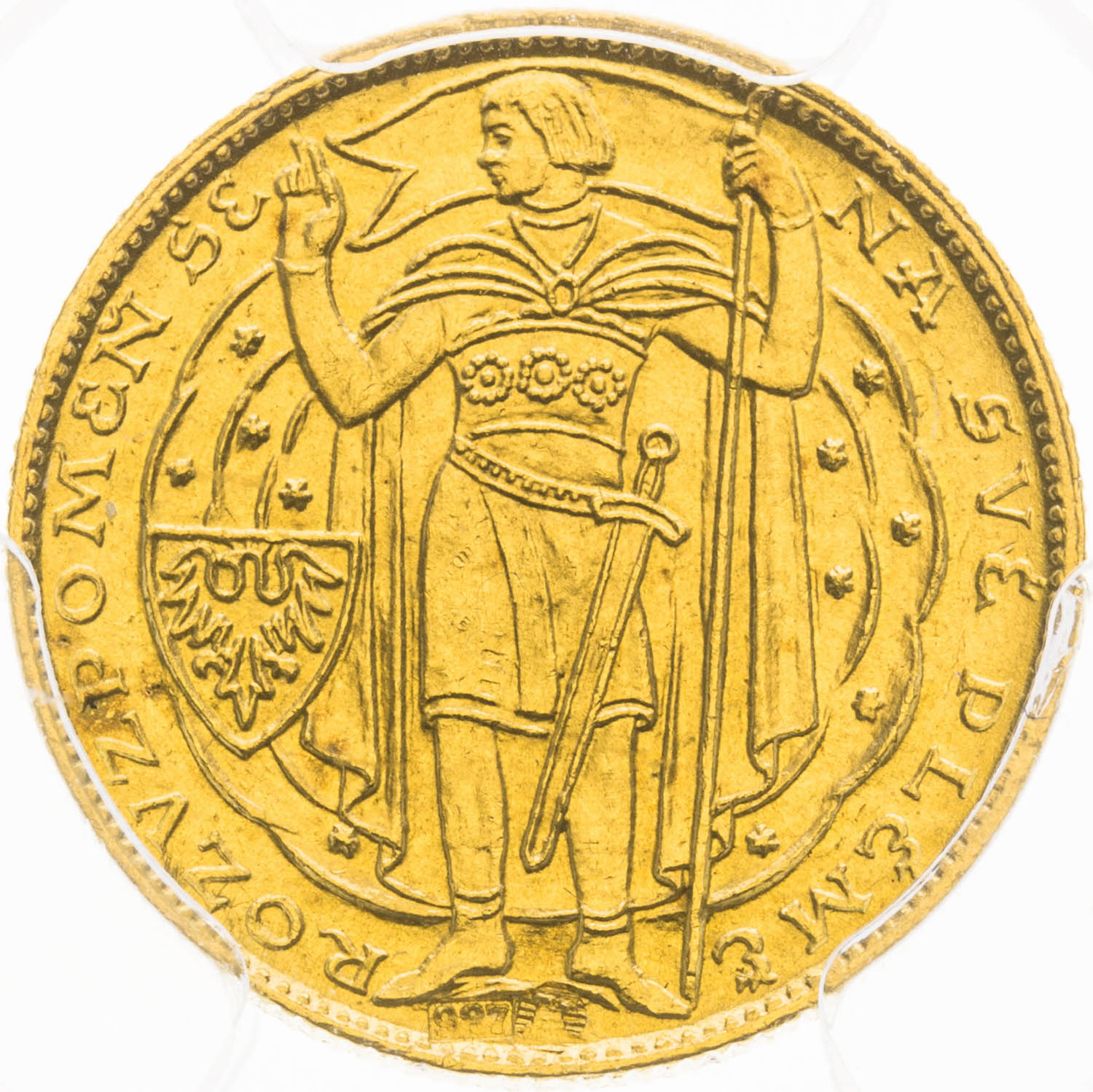 Gold medal 1929 (Ducat) - back