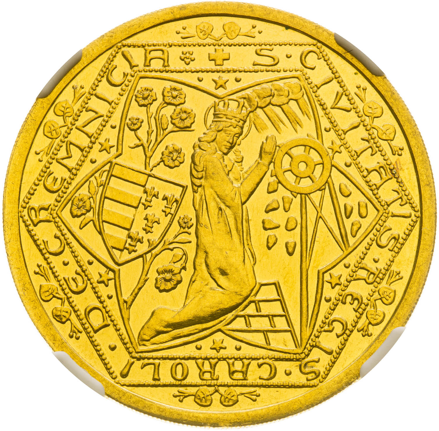 Zlatá medaila 1934 (5 Dukát) - averz