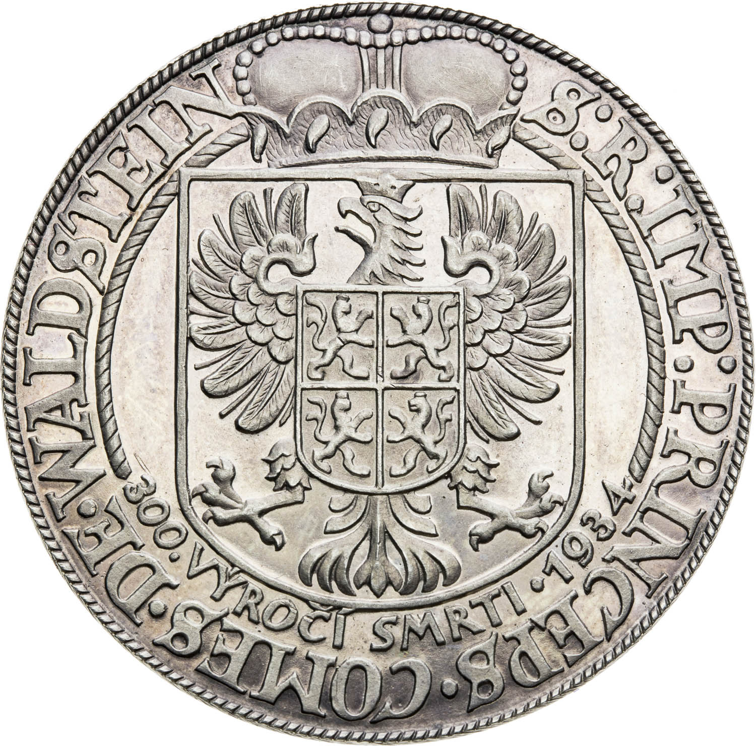 Strieborná medaila 1934 (lesklá verze) - reverz