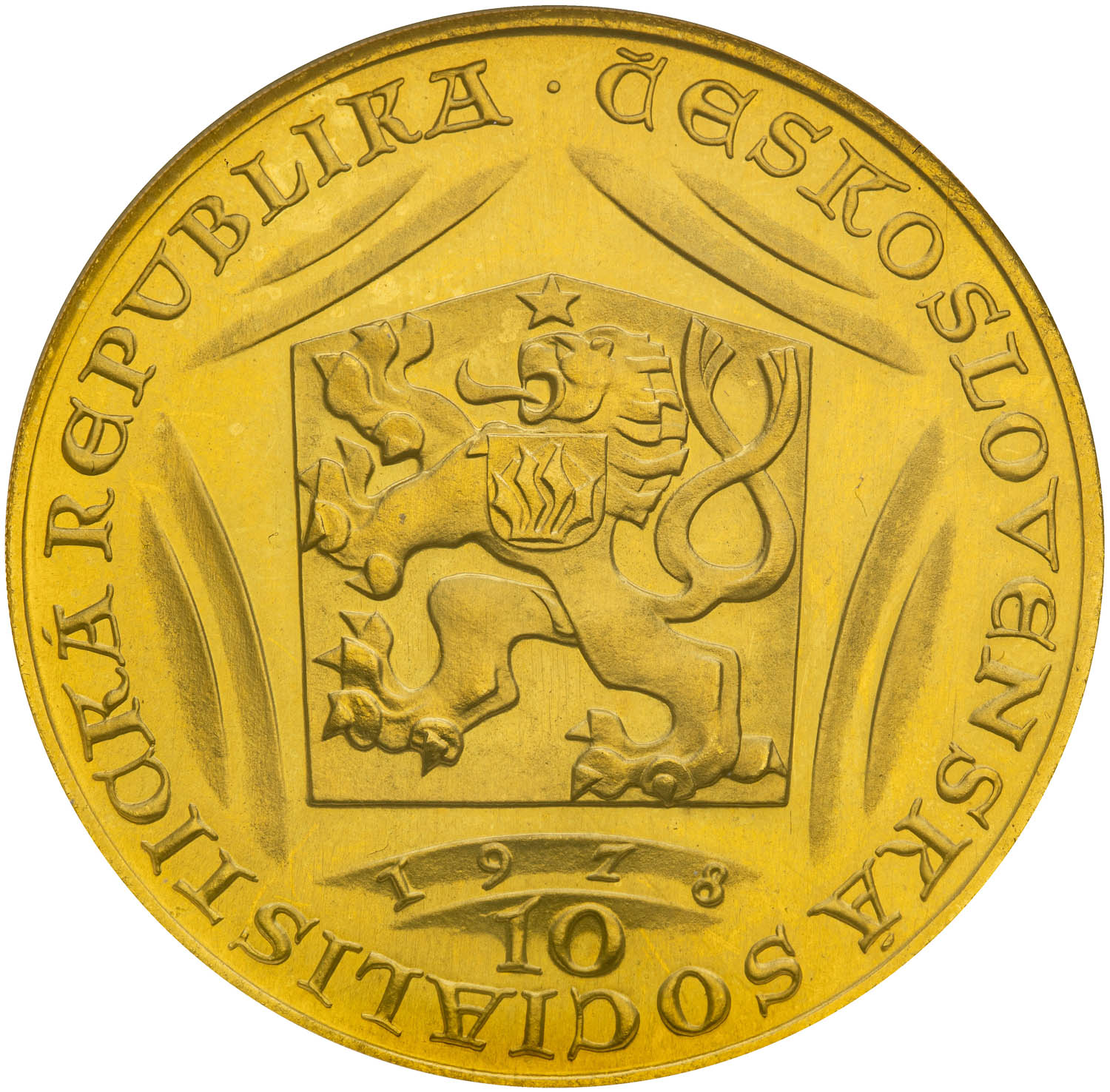 10 Ducats 1978 - front