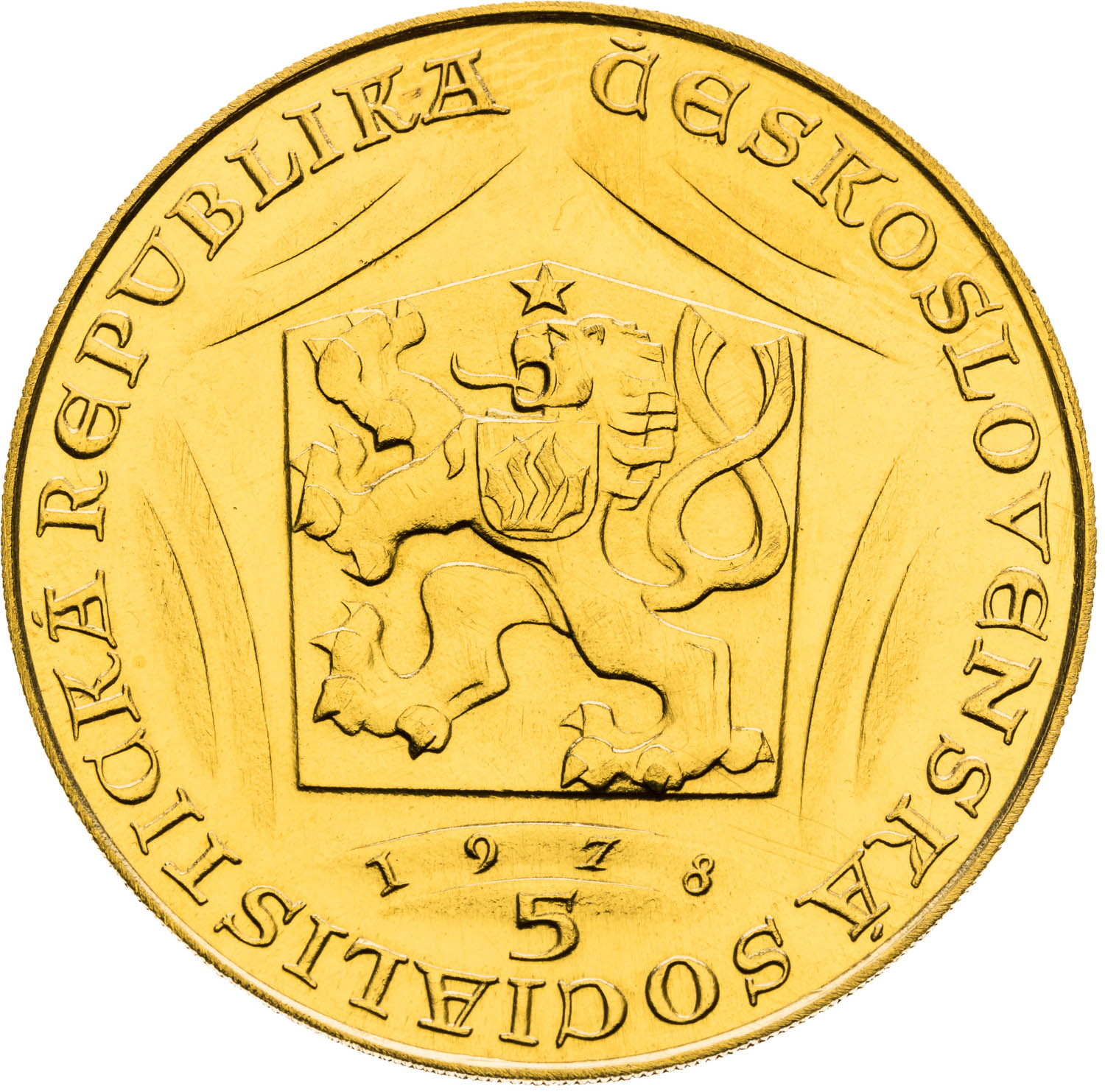 5 Ducats 1978 - front