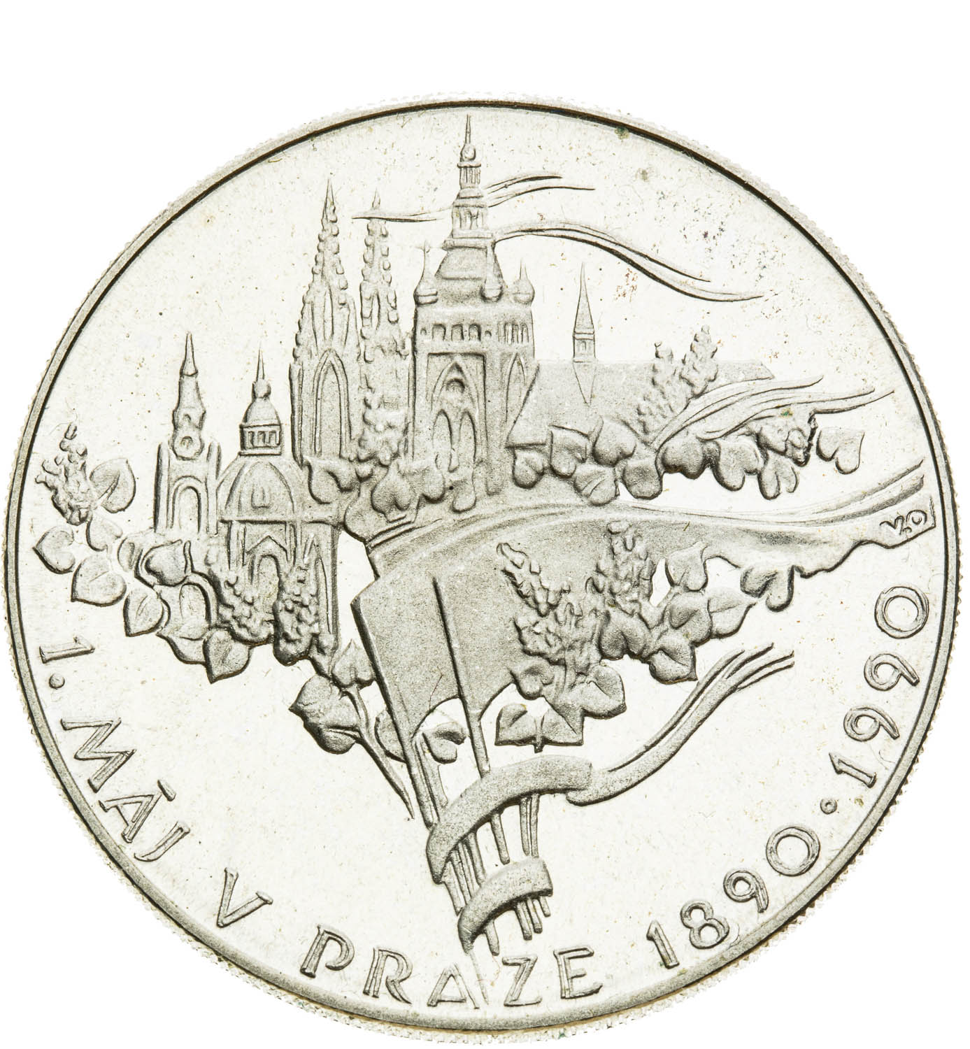 100 Kčs 1990 (nevydaná) - revers