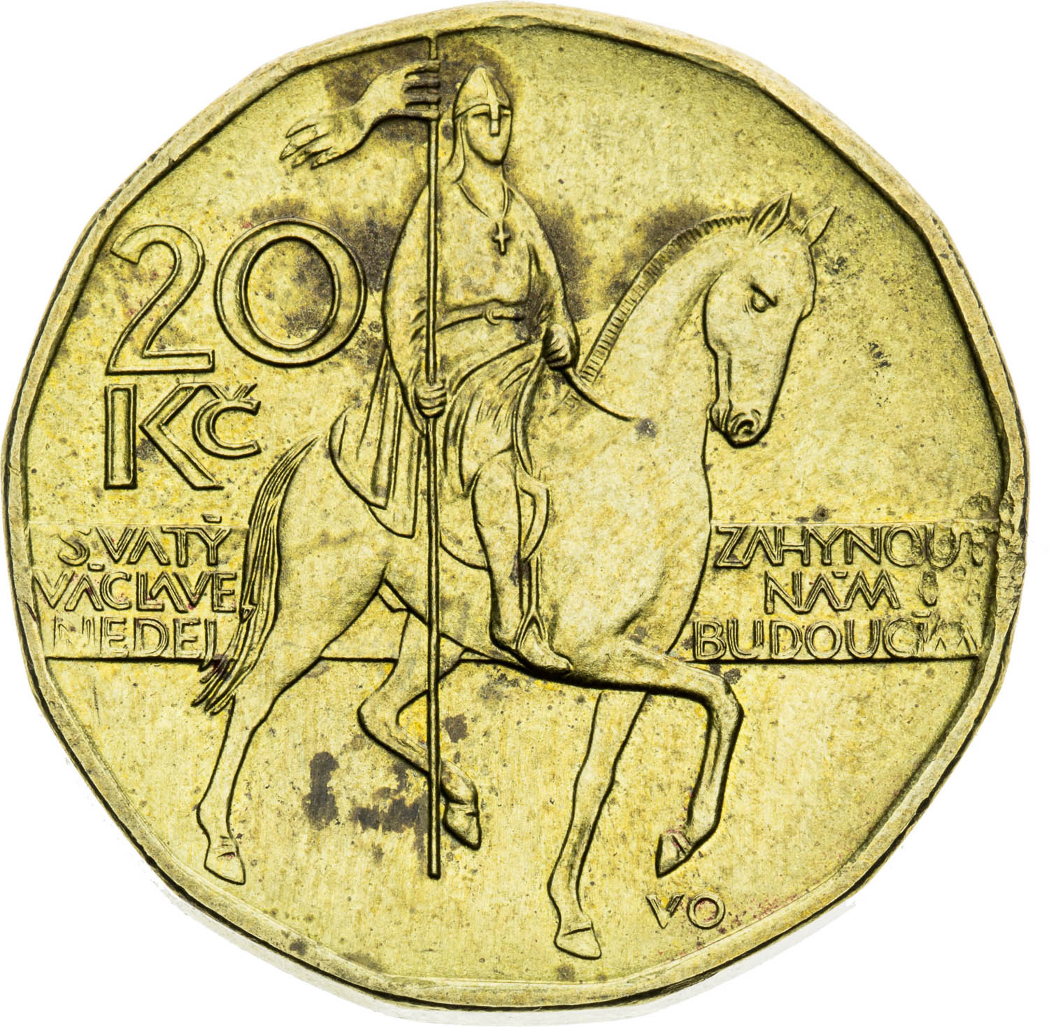 20 Kč (chyboražba) - avers