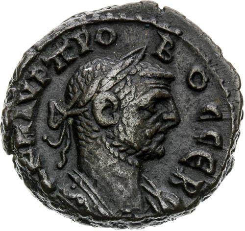 Tetradrachma (276–277) - avers