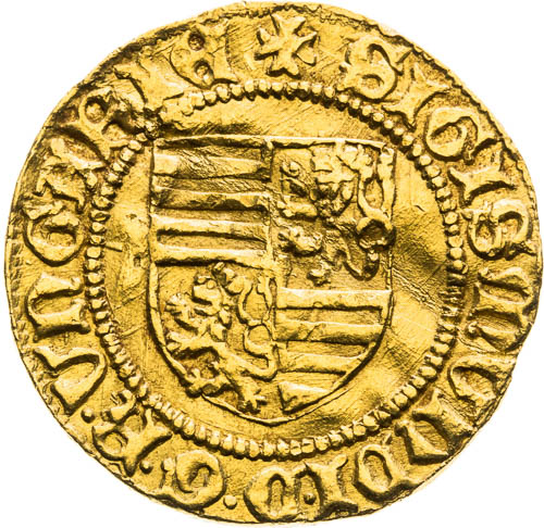 Dukát (1424) - avers