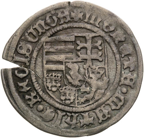 Groš (1468-1470) - avers