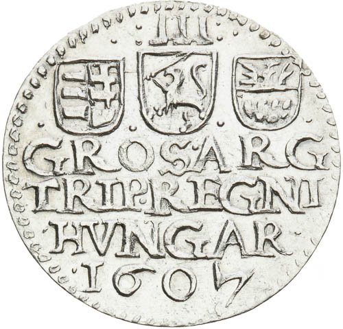 3 Groš 1607 - revers