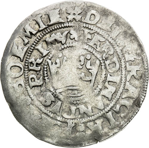Pražský groš 1536 - avers
