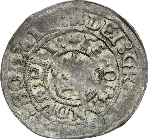 Pražský groš 1537 - avers