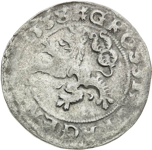 Pražský groš 1538 - revers
