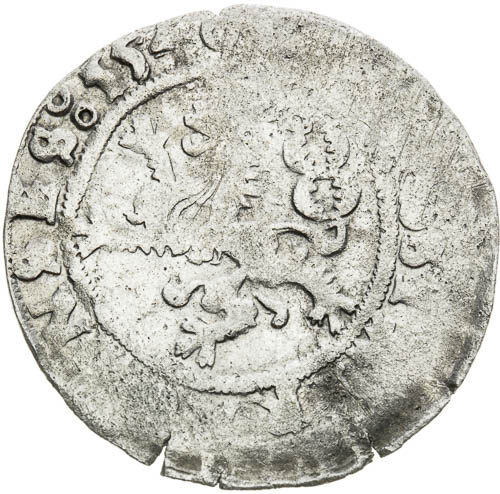 Pražský groš 1540 - revers