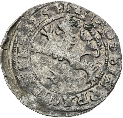 Pražský groš 1541 - revers