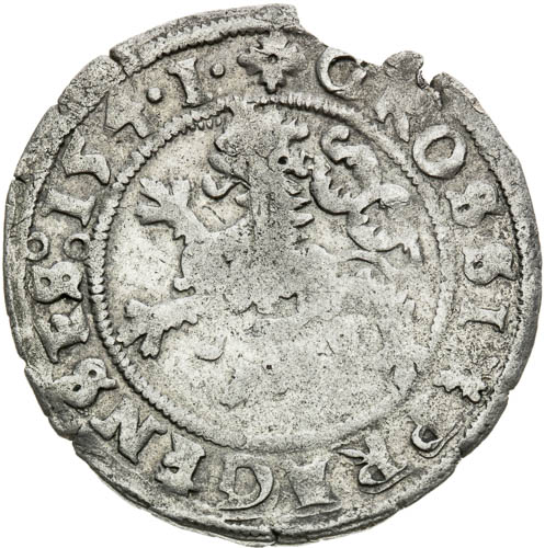 Pražský groš 1541 - revers