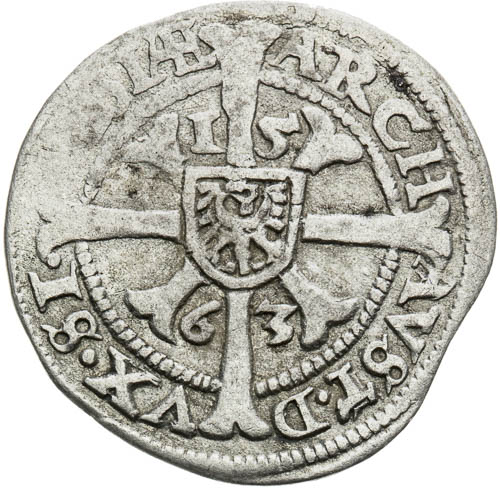 Krejcar 1563 - revers