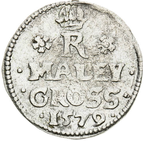 Malý groš 1579 - revers