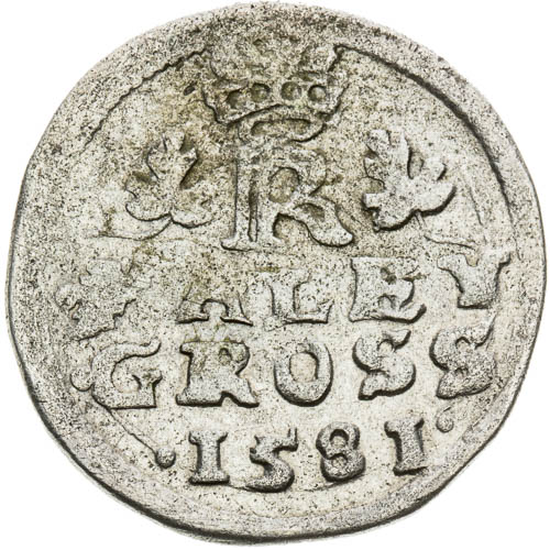 Malý groš 1581 - revers