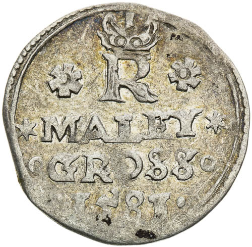 Malý groš 1581 - revers