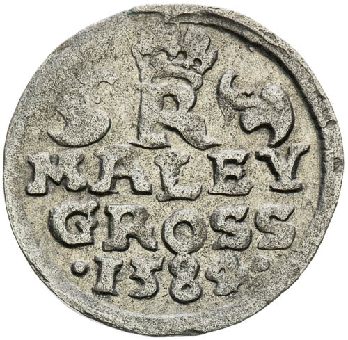 Malý groš 1584 - revers