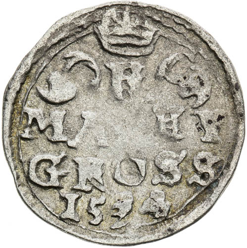 Malý groš 1594 - revers