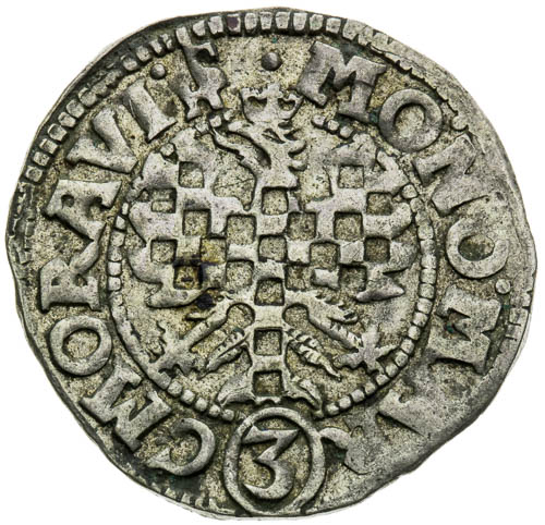 3 Krejcar 1620 - avers