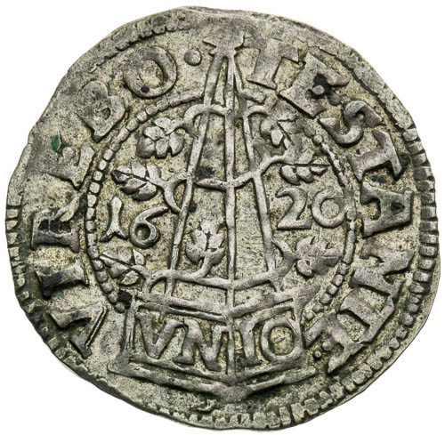 3 Krejcar 1620 - revers