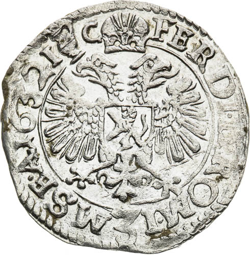 3 Krejcar 1632 - revers