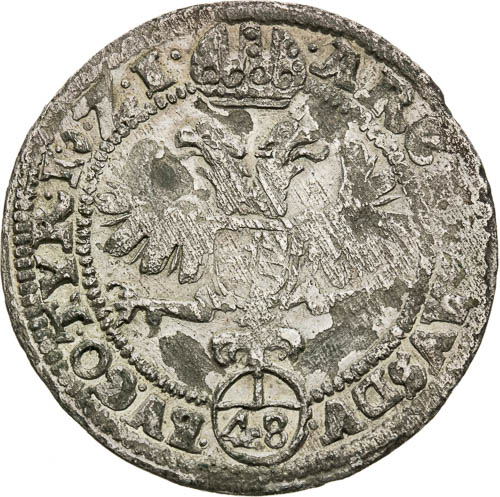 48 Krejcar 1621 - revers