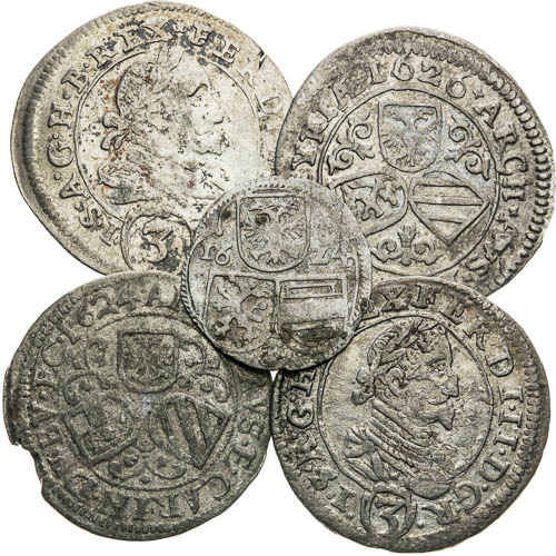 3 Krejcar (4 ks), Pfennig 1624 - avers