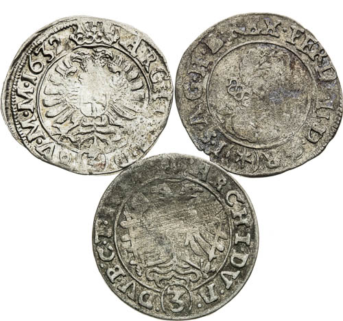 3 Krejcar (3ks) - revers
